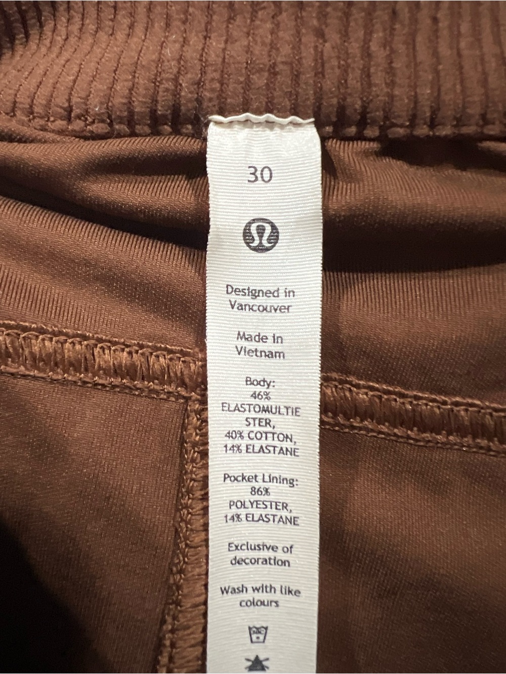 Lululemon Light Utilitech Cargo Pocket High-Rise Crop Roasted Brown Pants 30 - Picture 5 of 7
